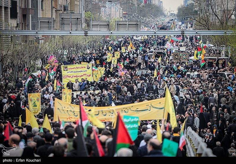 لبیک ایرانی‌ها به ‌امام خامنه‌ای/باعزت‌ترین راهپیمایی‌ قدس